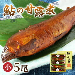 【ふるさと納税】鮎の甘露煮（小5尾入り） 2種 詰合せ 甘露煮3尾 子持ち鮎の甘露煮2尾 おかず おうちごはん 個包装 調理済み 魚 煮付け 秘伝のタレ あゆ 国産 熊本県 九州 送料無料