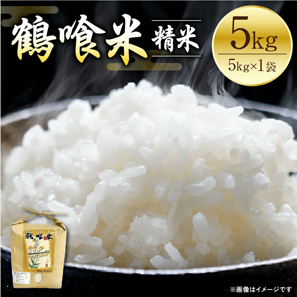 令和5年産 鶴喰米 (つるばみまい) 5kg 1袋 精米 白米 米 お米 くまさんの輝き 九州産 熊本県産 送料無料