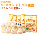 【ふるさと納税】国産 純粋 蜂蜜 れんげ蜂蜜 (合計825g) 百花蜂蜜 (合計825g) 蜂蜜あめ (5袋) 日本産 はちみつ ハチミツ 国産はちみつ あめ 飴 アメ キャンディ スイーツ お菓子 セット 詰め合わせ ギフト プレゼント 熊本県産 送料無料