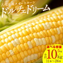 【ふるさと納税】【選べる内容量】【先行予約】【2025年5月下旬より順次発送】スイートコーン5kg(11本〜13本)・10kg(22本〜26本) 送料無料