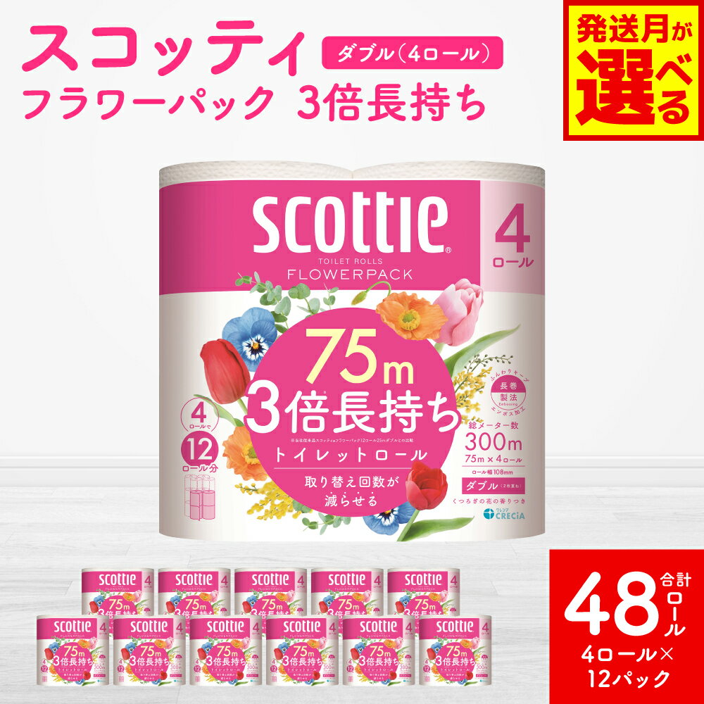 【ふるさと納税】 【選べる発送月】 【スコッティ】 フラワーパック 3倍長持ち 