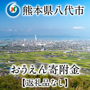 【ふるさと納税】返礼品なし 熊本県八代市 おうえん寄附金(1,000円単位でご寄附いただけます)