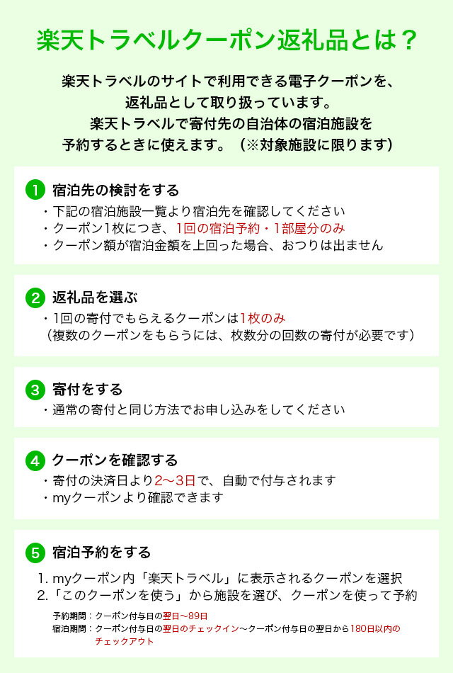 【ふるさと納税】熊本県八代市の対象施設で使える楽天トラベルクーポン 寄付額10,000円その2