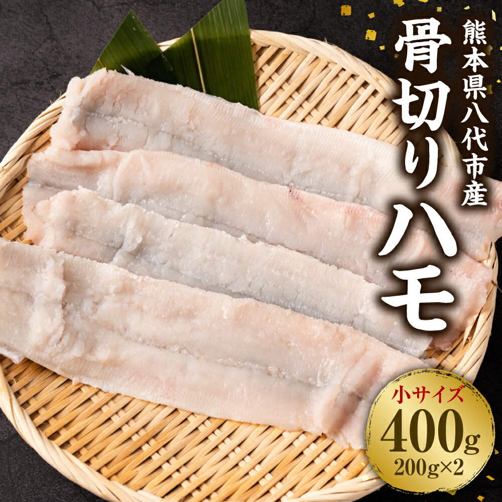 熊本県 八代市産 骨取りハモ 小サイズ 200g×2パック はも 魚介類 唐揚げ 天ぷら用 送料無料