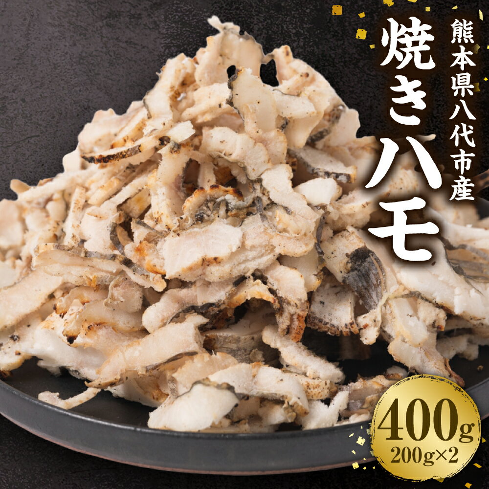 熊本県八代市産 焼きハモ 計400g 200g入×2袋 鱧 カット済み 魚介 加工済み 熊本県産 冷凍 送料無料