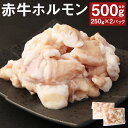 【ふるさと納税】赤牛 ホルモン 合計500g 250g×2パック ホルモン 小腸 牛ホルモン もつ 熊本県産 九州産 国産 冷凍 送料無料(4)