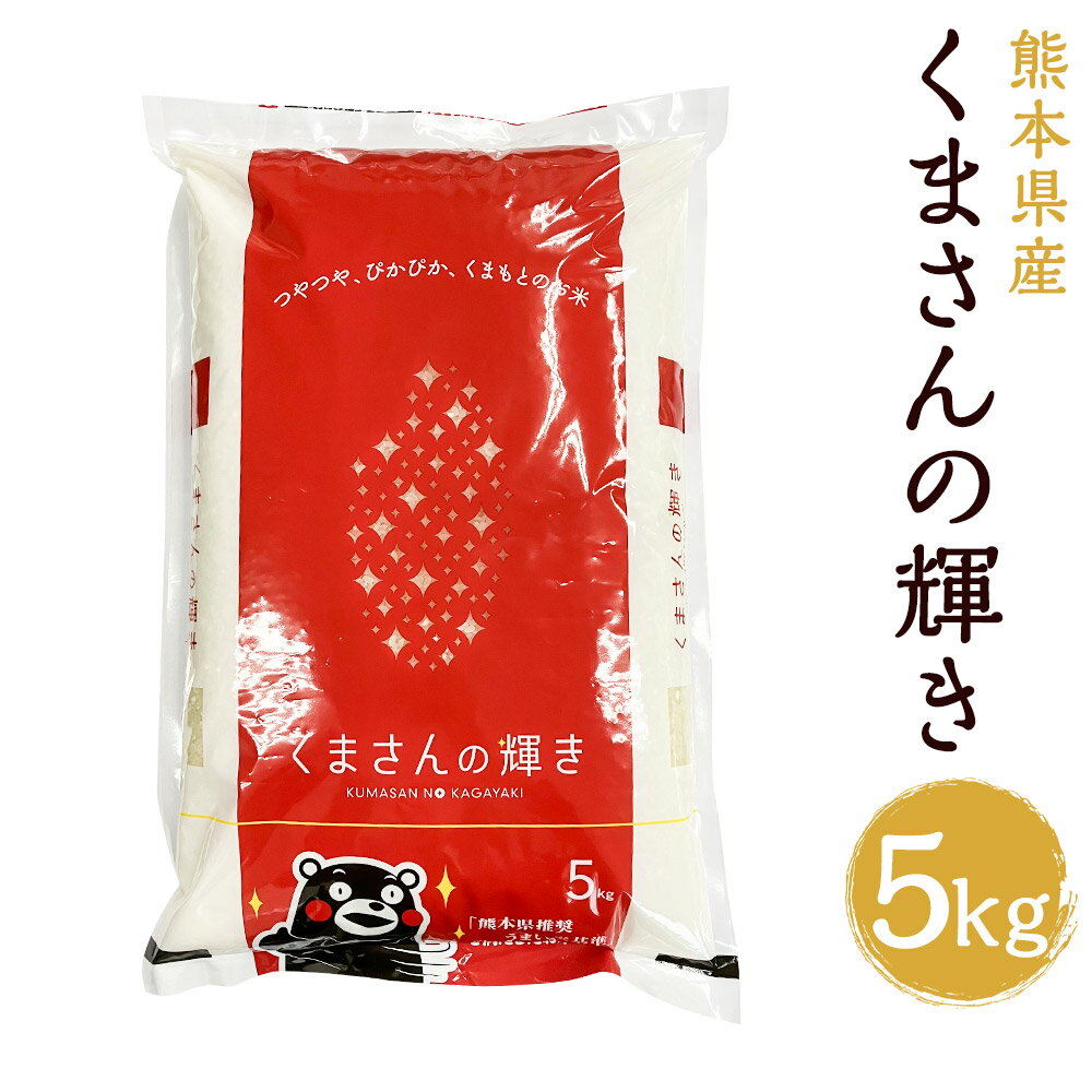 令和5年産 くまさんの輝き 5kg 精米 白米 お米 熊本県産 九州産 送料無料