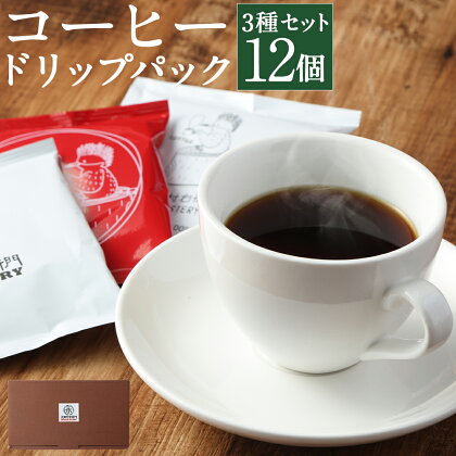 コーヒー ドリップパック 3種セット 12個入り 12g×12個 合計144g 珈琲 ドリップバッグ 飲み比べ エチオピア産 送料無料