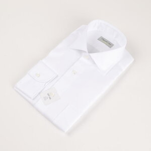 【ふるさと納税】EASY CARE 白ツイルワイド HITOYOSHIシャツ 9サイズ 白 紳士用シ...