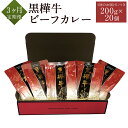 10位! 口コミ数「0件」評価「0」【3ヶ月定期便】黒樺牛ビーフカレー 200g×20個×3ヶ月お届け 合計60個 カレー ビーフカレー 黒樺牛 くろはなぎゅう レトルトカレー･･･ 