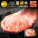 【ふるさと納税】<3回定期便> くまもと黒毛和牛 黒樺牛 A4~A5等級 ロースステーキ定期便 400g×3回 合計1.2kg 和牛 くろはなぎゅう お肉 牛肉 黒毛和牛 ステーキ 定期便 国産 九州産 熊本県産 冷凍 送料無料