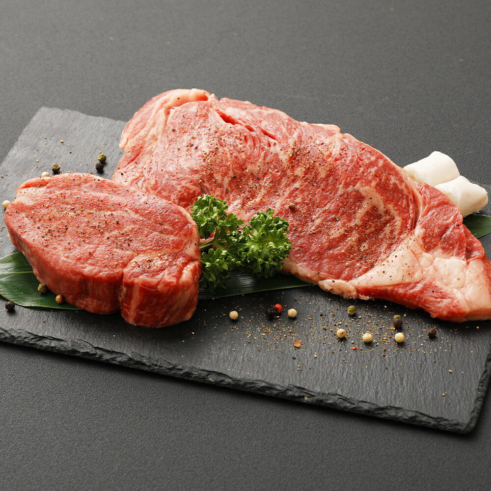 くまもとあか牛ステーキ用 計350g/計700g/計1.4kg 選べる内容量 2種類 セット 食べ比べ ヒレ ロース 赤牛 和牛 お肉 熊本県産 九州産 国産 冷凍 送料無料