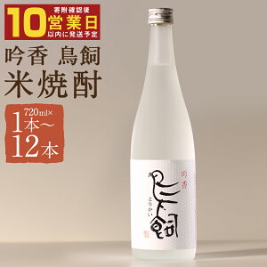 【ふるさと納税】吟香 鳥飼 1本/2本/3本/4本/6本/12本 選べる本数 1本720ml 焼酎 25度 11000円〜84000円 ふるさと納税焼酎 人吉市ふるさと納税 米 球磨焼酎 米焼酎 九州産 人吉 お土産 焼酎セット 鳥飼焼酎 本格焼酎 特産品 4合瓶 家飲み 熊本 特産 人吉市 鳥飼吟香