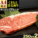 【ふるさと納税】 くまもと黒毛和牛 サーロインステーキ 500g ( 250g x 2枚 ) 牛肉 冷凍 《30日以内に出荷予定(土日祝除く)》 くまもと黒毛和牛 黒毛和牛 冷凍庫 個別 取分け 小分け 個包装 ステーキ肉 にも サーロインステーキ