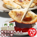 【ふるさと納税】サラたまちゃん ギョーザ 合計70個(50個+20個) 合計2箱 生餃子 餃子 ぎょうざ 玉ねぎ たまねぎ タマネギ 玉葱 オニオン 豚肉 惣菜...
