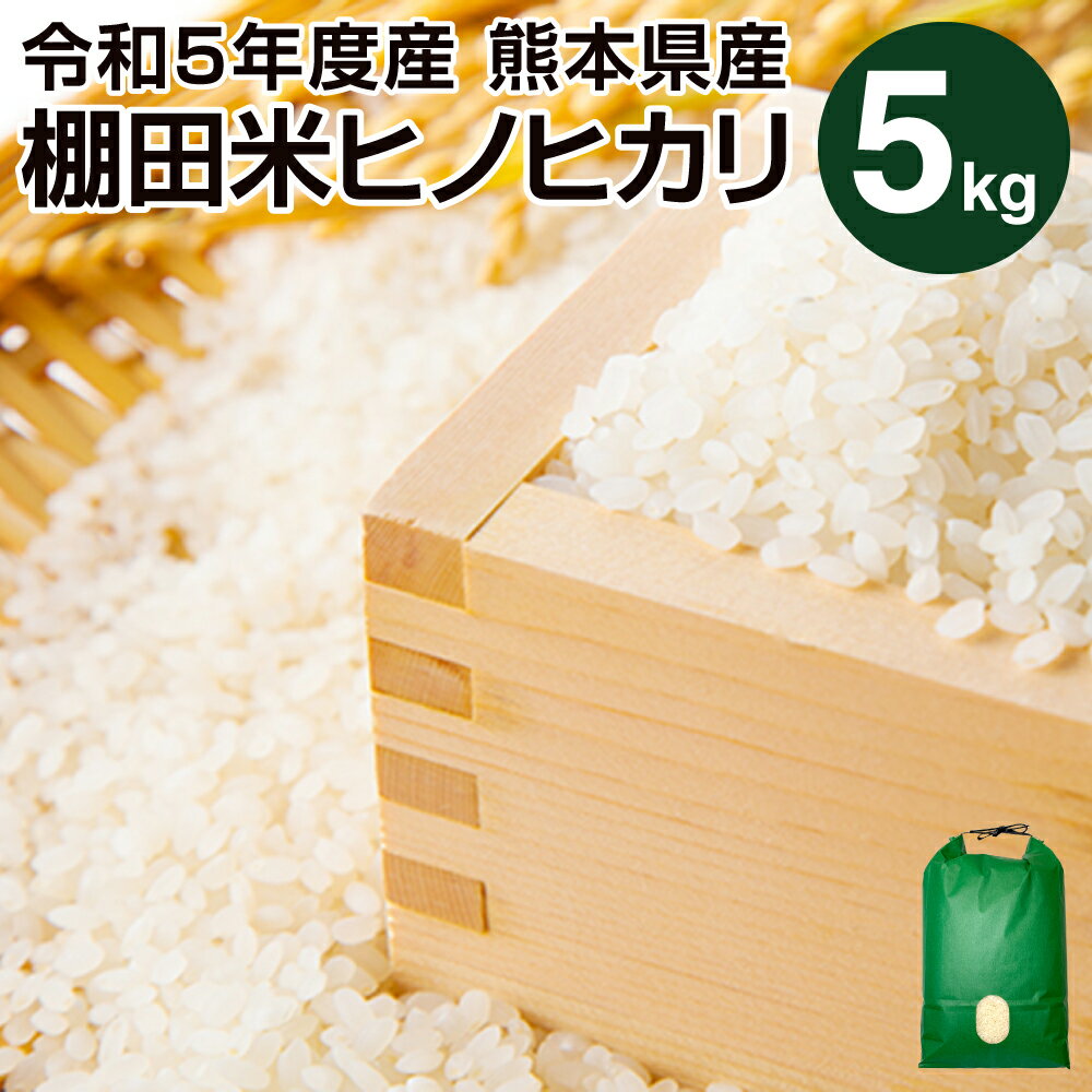 【ふるさと納税】【令和5年度産】熊本県産 棚田米 ヒノヒカリ 5kg 米 お米 白米...