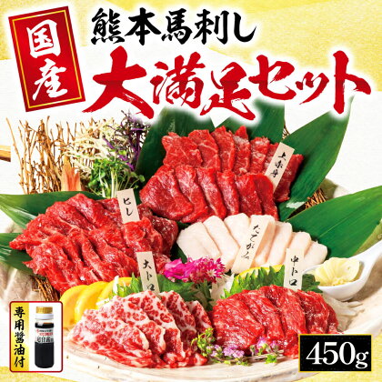 馬刺し 5種 大満足ボリューム「大満足セット」 約450g | 玉名 熊本