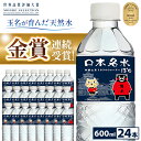 【ふるさと納税】日本めいすい13℃ 600ml 24本 名水 天然水 熊本 玉名 送料無料
