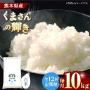 人気ランキング第12位「熊本県山鹿市」口コミ数「0件」評価「0」【12回定期便】くまさんの輝き 白米 10kg【有限会社 農産ベストパートナー】[ZBP109]