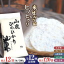 【ふるさと納税】【12回定期便】【おつまみにも♪】米せんべい（えび味、カレー味、元祖塩味、のり味、梅しそ味）& ヒノヒカリ【せんべい工房】[ZBQ016]