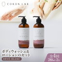 【ふるさと納税】【全4回定期便】COKONLAB ハンド＆ボディウォッシュ・ローション レーヴブラン280ml 2本セット【株式会社 あつまるホールディングス NSP山鹿工場】[ZBR034] 化粧品 コスメ 美容 国産 ボディケア ハンドケア