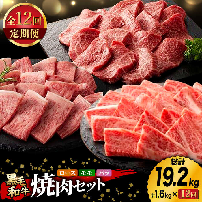 【ふるさと納税】【12回定期便】九州産 藤彩牛 焼肉 セット[ZDT087]