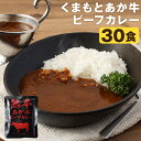 【ふるさと納税】熊本県産あか牛使用 くまもとあか牛 ビーフカレー 30人前 160g×30袋 レトルト カレー パック 常備食 長期保存 送料無料