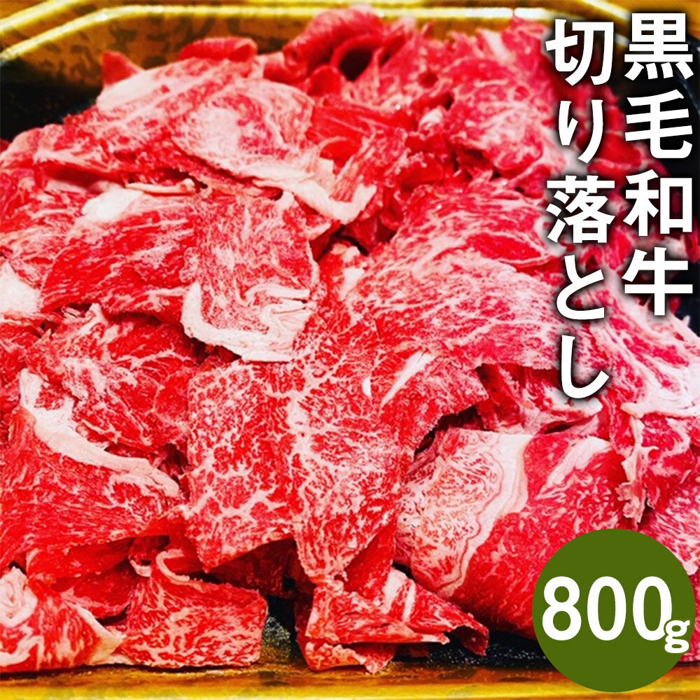 黒毛和牛 切り落とし 合計約800g 約400g×2パック 和牛 牛 牛肉 肉 切落し 国産 九州産 熊本県産 冷凍 送料無料