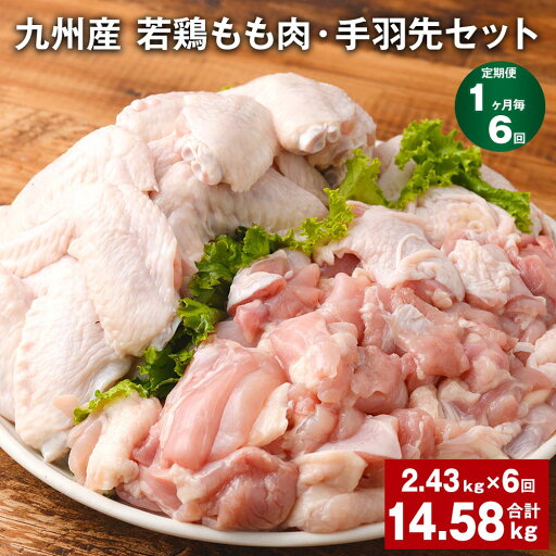 【ふるさと納税】【定期便】【1ヶ月毎6回】九州産 若鶏もも肉・手羽先セット 計14.58kg(2.43kg×6回)鶏肉 肉 鶏 手羽 唐揚げ 詰め合わせ セット 冷凍 九州 国産 熊本県 菊池市 送料無料《お申し込みの翌月から出荷》 【ふるさと納税】【定期便】【1ヶ月毎6回】九州産 若鶏もも肉・手羽先セット 計14.58kg(2.43kg×6回)鶏肉 肉 鶏 手羽 唐揚げ 詰め合わせ セット 冷凍 九州 国産 熊本県 菊池市 送料無料《お申し込みの翌月から出荷》