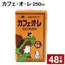 17位! 口コミ数「0件」評価「0」カフェ・オ・レ 250ml 48本 カフェオレ 牛乳 コーヒー 珈琲 乳飲料 らくのうマザーズ ジュース ドリンク 熊本県産 国産 九州 熊･･･ 