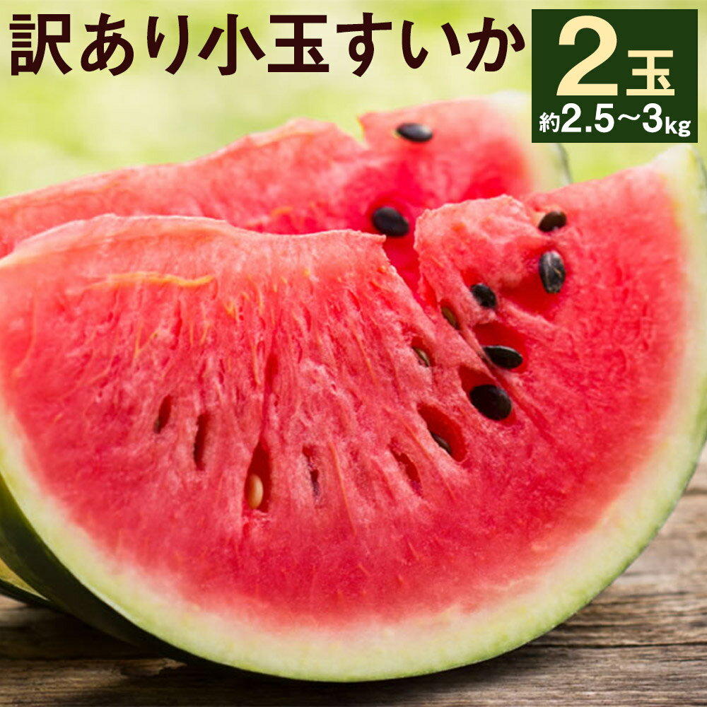 1位! 口コミ数「0件」評価「0」訳あり 小玉すいか 2玉 約2.5～3kg M～3L混合 スイカ 西瓜 果物 夏 フルーツ ご家庭用 菊池市産 熊本県産 九州産 送料無料 ･･･ 