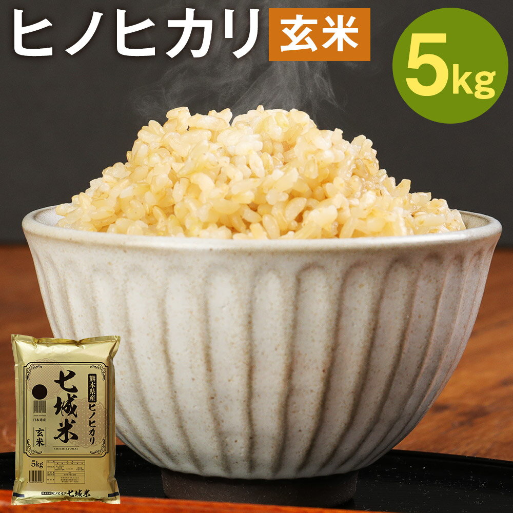 熊本県菊池産 ヒノヒカリ 5kg 玄米 米 お米 令和4年産 九州産 熊本県産 送料無料