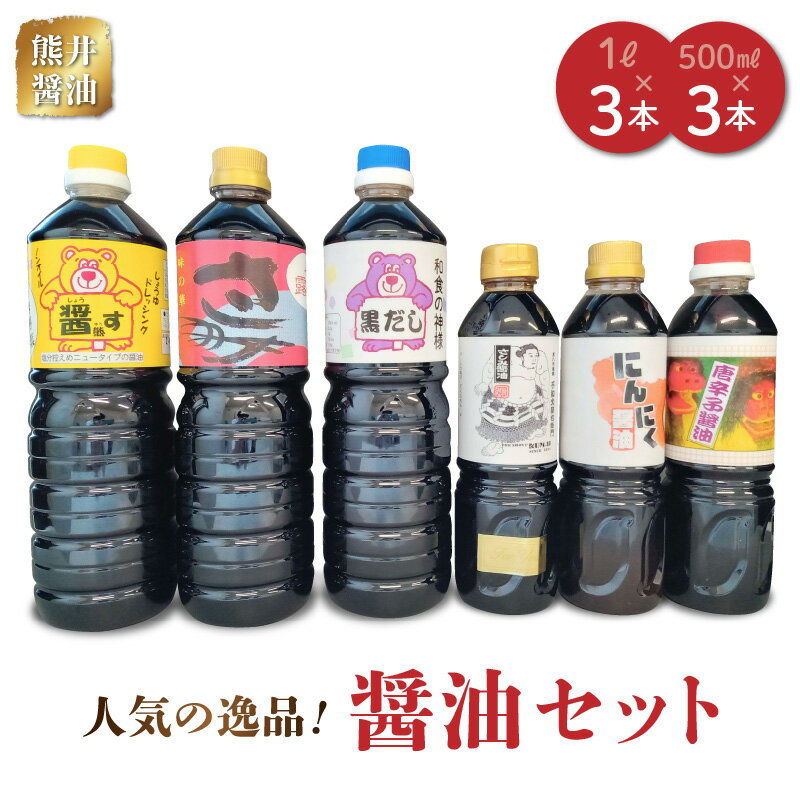 【ふるさと納税】熊井醤油 人気の逸品！醤油セット【熊本県宇土