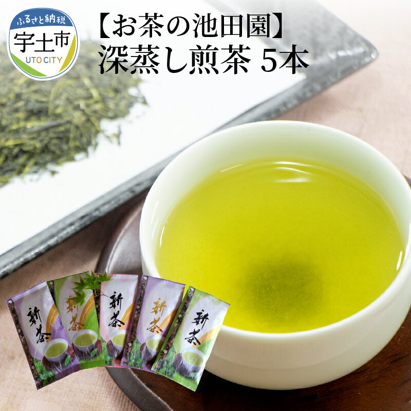  お茶の池田園 深蒸し煎茶100g×5本