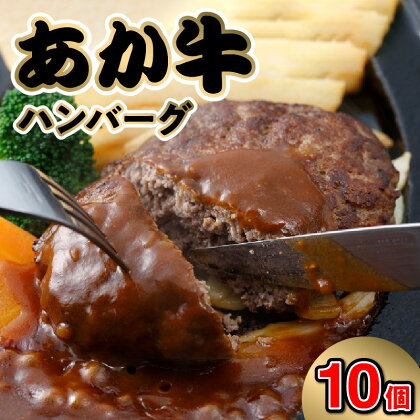 熊本県産 あか牛 ハンバーグ 手作り 150g 10個 計 1.5kg 国産 牛肉 和牛 褐毛和種 国産和牛 肉三代目 ジューシー 柔らかい 赤身肉 ほどよい脂肪 美味しい 冷凍 おかず 弁当 惣菜 肉加工品 お取り寄せ お取り寄せグルメ 送料無料【熊本県宇土市】