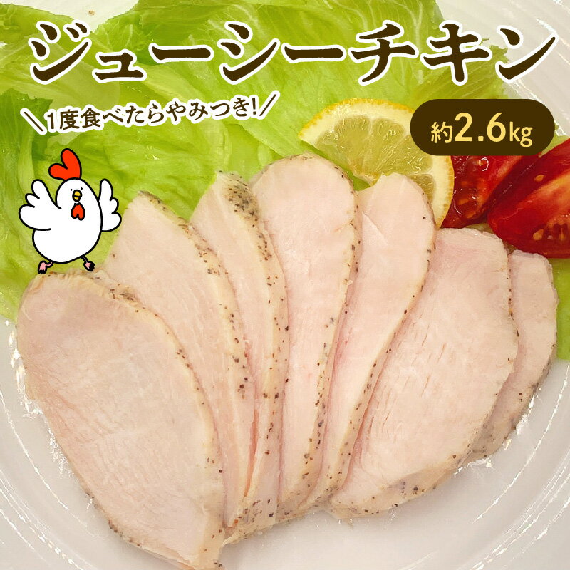【ふるさと納税】鶏肉 ジューシー チキン 約 2.6kg 小