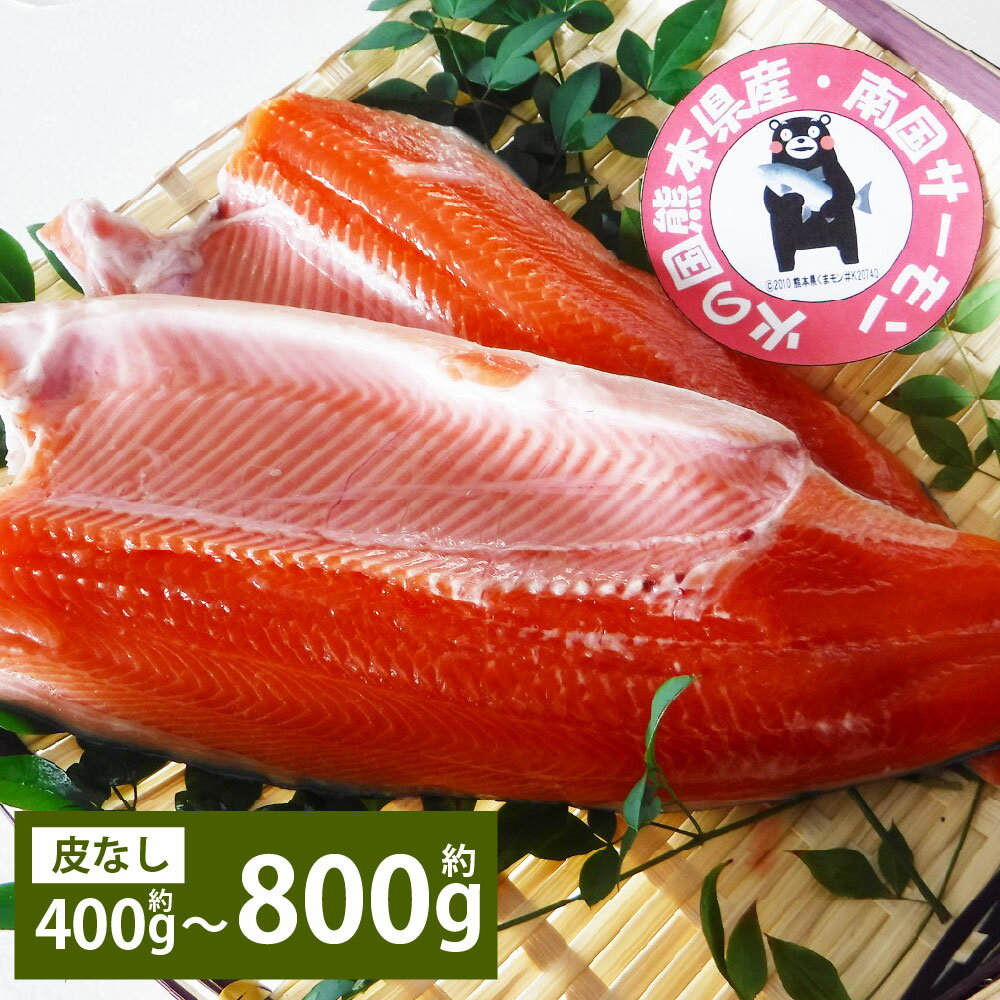 【ふるさと納税】南国サーモン 約400〜800g 皮なし【2026年3月上旬〜4月下旬迄発送予定】200g×2〜4個 サーモン 鮭 さけ サケ 魚 魚介 海鮮 ...