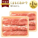 【ふるさと納税】くまもとあか牛 切り落とし 合計約1kg 約500g×2パック あか牛 牛肉 和牛 肉 切落し 国産 九州産 熊本県産 冷凍 送料無料