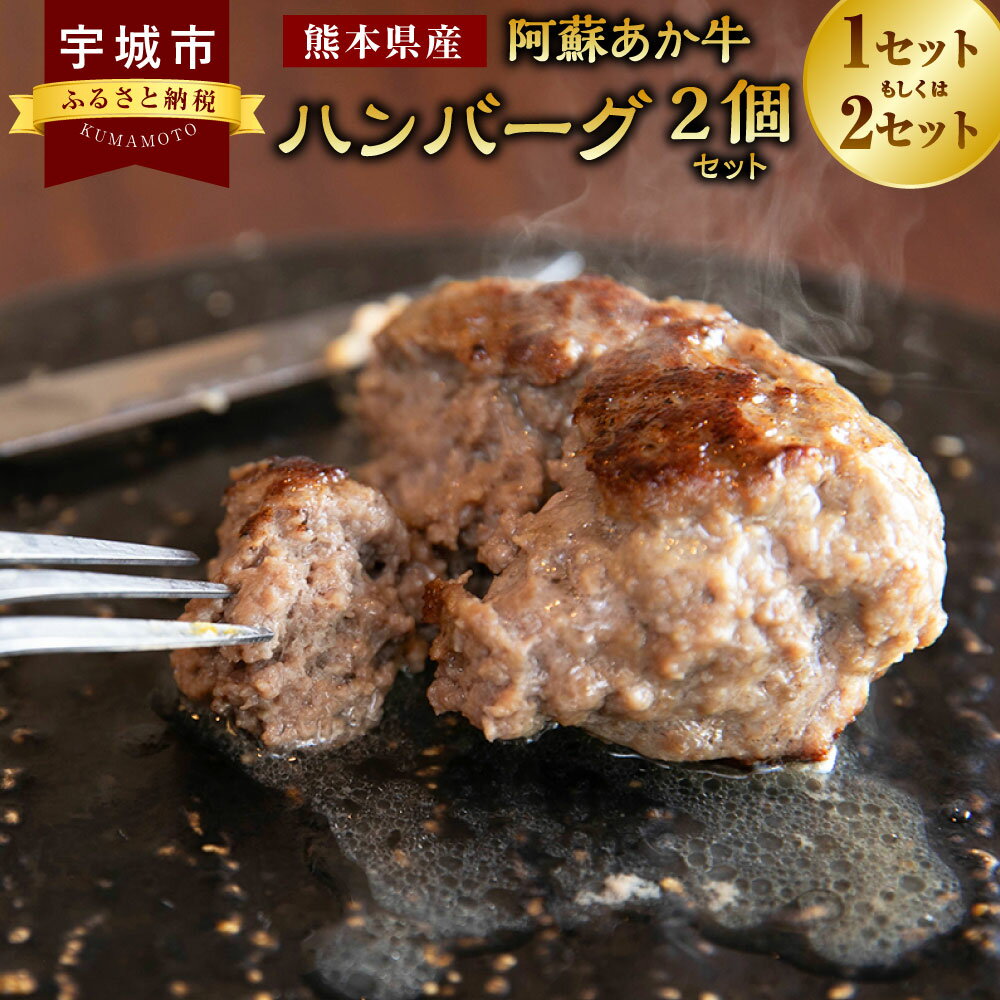 26位! 口コミ数「0件」評価「0」阿蘇あか牛 ハンバーグ 100g×2個 もしくは 100g×4個 あか牛 赤牛 牛肉 牛肉100％ 肉 お肉 国産牛 和牛 冷凍 簡単調理 ･･･ 