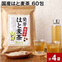 【ふるさと納税】国産はと麦茶 60包 計4袋 ハトムギ茶 はとむぎ茶 ティーバッグ ティーパック お茶 お湯出し 水出し 九州 熊本県 宇城市 送料無料