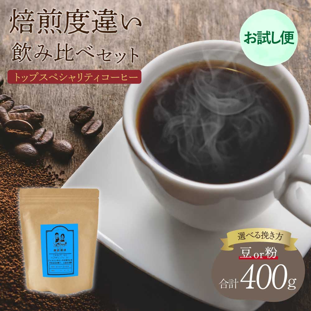 [お試し便]トップスペシャリティコーヒー [豆or粉]選べる挽き方 コーヒー 珈琲 コーヒー豆 珈琲豆 コーヒー粉 珈琲粉 直火焙煎 送料無料