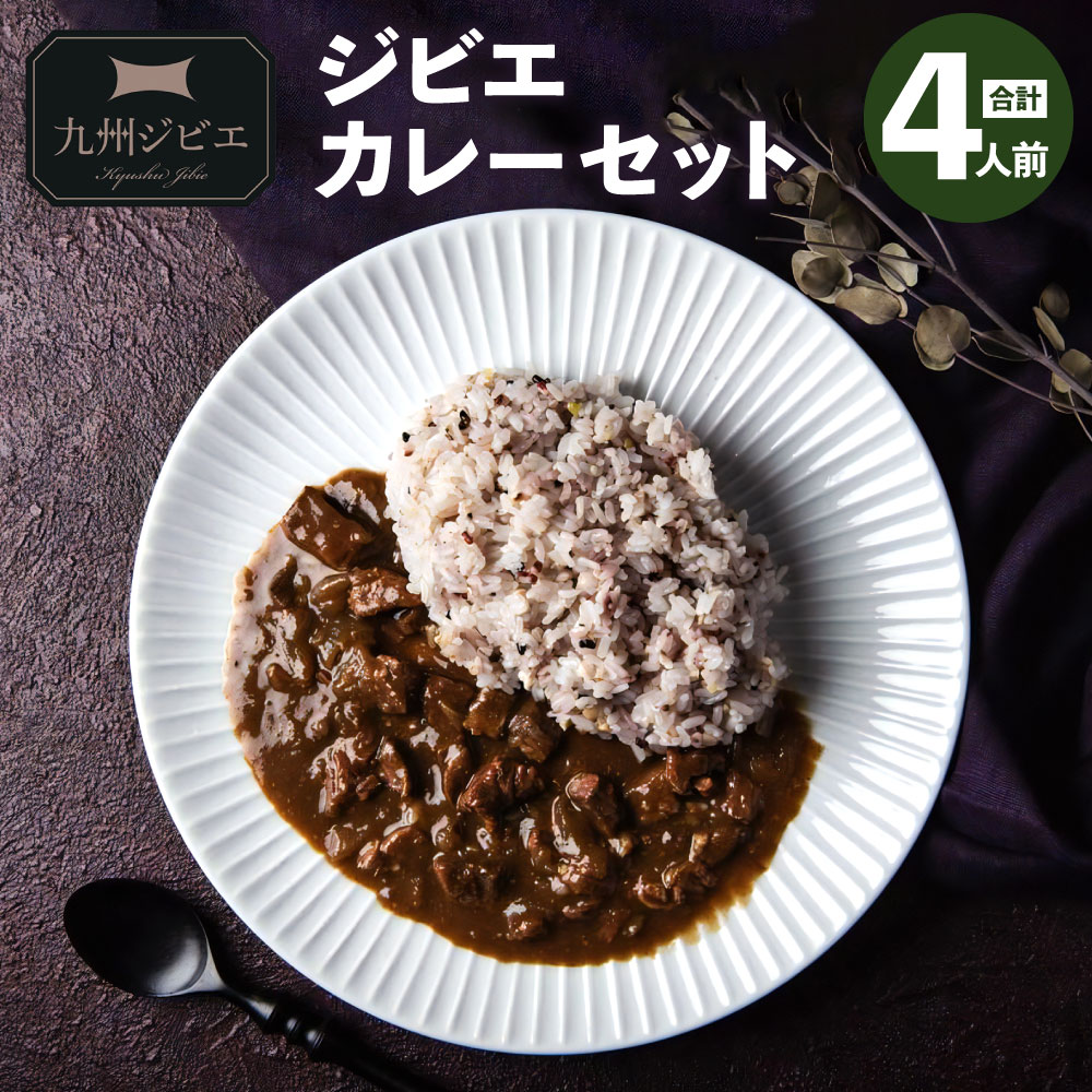 【ふるさと納税】ジビエカレーセット 4パック（200g×2パ