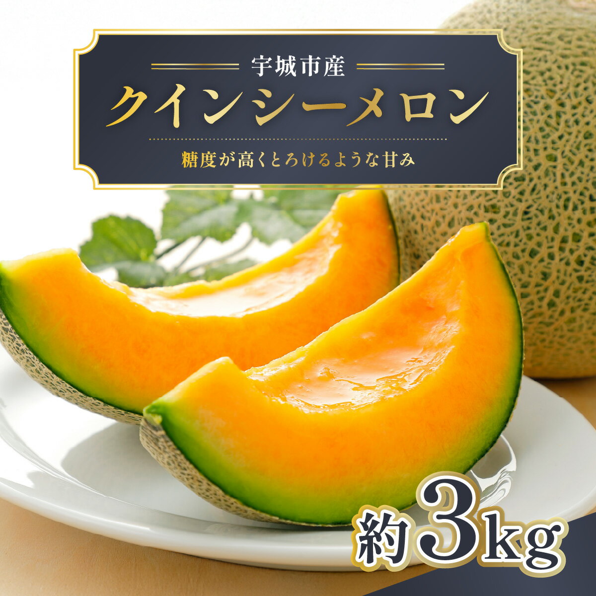 [先行予約] クインシー メロン 約3kg [2026年5月上旬頃から順次発送予定] めろん くいんしー 赤肉 フルーツ くだもの 熊本 九州産 青肉 人気 おすすめ 甘い 濃厚 高糖度 家庭用 自宅用 産地直送 国産 くまふる エフビーネット