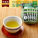 【ふるさと納税】くまモン 玉緑一番茶 100g 10袋セット 緑茶 日本茶 一番茶 農薬を使わず栽培した茶葉 送料無料