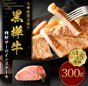 【ふるさと納税】九州産黒毛和牛 黒樺牛 A4〜A5等級 肉厚サーロインステーキ 合計300g 牛肉 ステーキ サーロイン 和牛 牛 お肉 黒毛和牛 国産 冷凍 送料無料 2