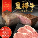 【ふるさと納税】 A4~A5等級 ロースステーキ 九州産黒毛和牛 黒樺牛 合計400g ~600g 1枚あたり200g 牛肉 ステーキ 和牛 牛 黒毛和牛 国産 冷凍 送料無料
