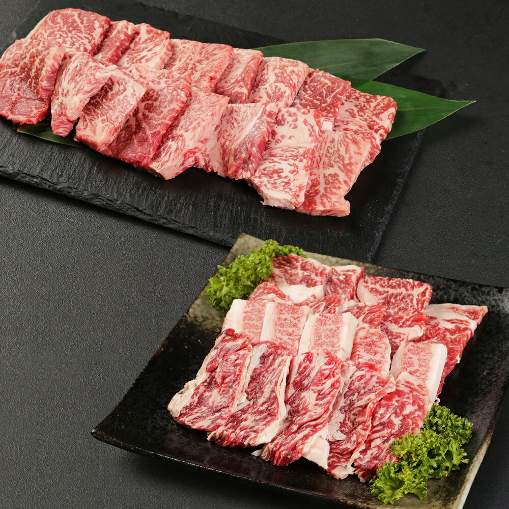 くまもと黒毛和牛 焼肉セット 合計700g 2種(カルビ焼肉・ロース焼肉) 黒毛和牛 和牛 牛肉 牛 カルビ ロース セット 焼き肉 BBQ 食べ比べ 熊本県産 九州産 国産 冷凍 送料無料