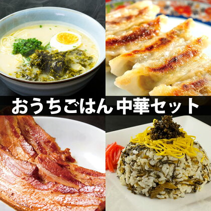 ベーコン 高菜 おうちごはん ふるさと納税 中華料理セット 詰め合わせ ラーメン 2食入×2個 たかなめしの素 ベーコン 手作りギョーザ 定食セット お取り寄せ コロナ 時短調理 豪華 晩酌 朝ご飯 晩御飯 熊本県 阿蘇市