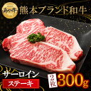 【ふるさと納税】赤牛 あか牛 あかうし ふるさと納税 サーロイン ステーキ バーベキュー 300g×2枚 600g 牛肉 赤牛 褐色和牛 和牛 約3%しかとれな...