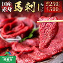 【ふるさと納税】馬刺し ふるさと納税 赤身 国産 赤身馬刺し 馬刺し 赤身 熊本 馬肉 上質 新鮮 赤身 たっぷり 250g 500g 小分け 馬刺しふるさと納...